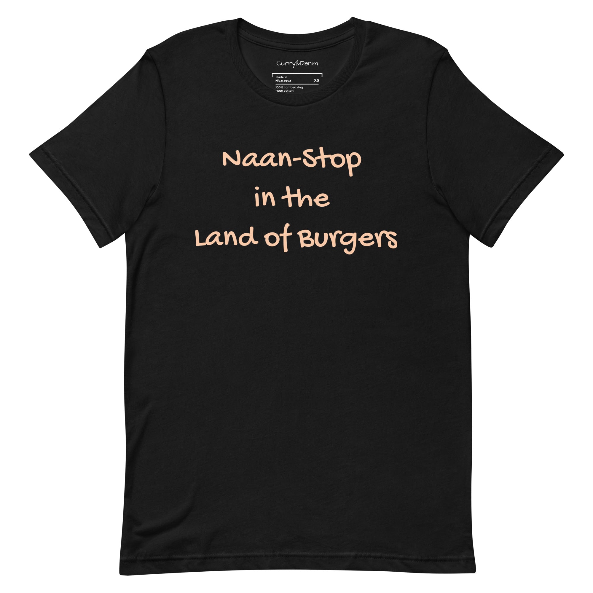 Naan-Stop in the Land of Burgers - Unisex Tshirt